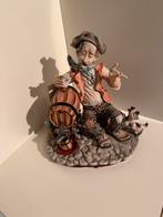 Vintage handgemaakt Spaans Keramisch beeldje + certficaat., Verzamelen, Ophalen, Nieuw, Mens