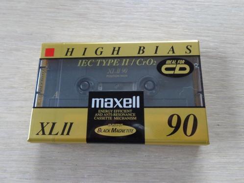 3x Maxell High Bias XLII 90 High Bias CrO2 Cassettebandjes, Cd's en Dvd's, Cassettebandjes, Nieuw in verpakking, Onbespeeld, 2 t/m 25 bandjes