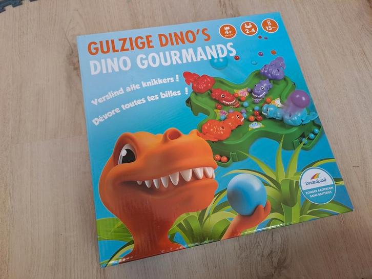 Dreamland Gulzige dino's NL/FR, Kinderen en Baby's, Speelgoed | Overig, Nieuw, Ophalen