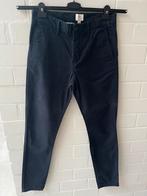 Chinobroek H&M, Kleding | Heren, Broeken en Pantalons, Blauw, Ophalen of Verzenden, Zo goed als nieuw, H&M