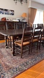 Complete eetkamerset inclusief 6 stoelen en komode, Ophalen, Zo goed als nieuw, 4 tot 6 stoelen