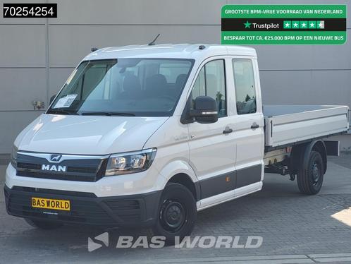 MAN TGE 3.140 Automaat Open laadbak 2.5t trekhaak Dubbel Cab, Auto's, Bestelwagens en Lichte vracht, Bedrijf, Te koop, Airconditioning