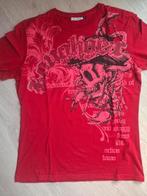 Rood T-shirt met doodshoofdje XL, Ophalen of Verzenden, Zo goed als nieuw, Rood
