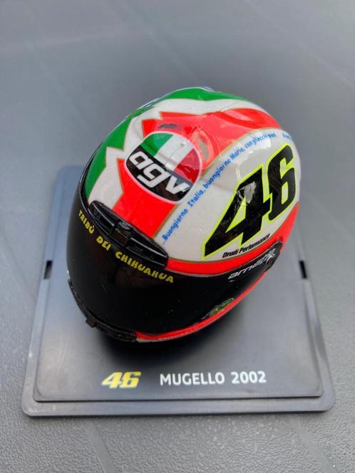Valentino Rossi 1:5 helm Mugello 2002 Honda RC211V MotoGP, Collections, Marques automobiles, Motos & Formules 1, Neuf, Motos, Enlèvement ou Envoi