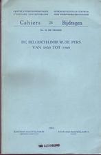 BELGISCH LIMURGSCHE PERS (1830-1860) Geschiedenis Limburg, Boeken, Ophalen of Verzenden, Gelezen