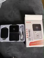 Sonnette avec caméra Nouveau disponible en noir ou blanc, Enlèvement ou Envoi, Neuf