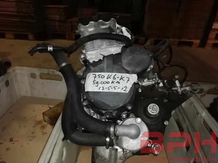Motorblok Suzuki GSX-R 750 K6 - K7 2006 t/m 2007 GSXR engine, Motoren, Onderdelen | Suzuki, Gebruikt, Ophalen