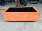 Bassin hors sol avec cadre aspect corten, Enlèvement, Comme neuf