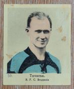 1930s Lecocq (pre panini) 59 Andre Taverne FC Brugge, Verzamelen, Ophalen of Verzenden, Gebruikt, Poster, Plaatje of Sticker