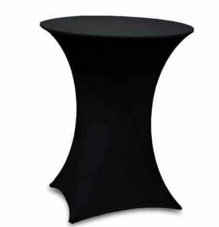 Table mange debout pour vos occasions avec housses noires, Hobby & Loisirs créatifs, Articles de fête | Location, Enlèvement ou Envoi