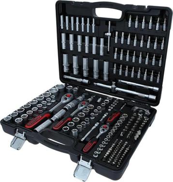 KS Tools Boîte à outils complète, clés à douille, FREE LEV, Envoi, Neuf
