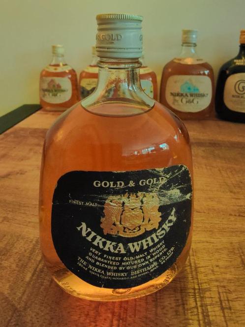 Nikka G&G Gold & Gold 380ml 43% Rare, Verzamelen, Wijnen, Nieuw, Overige typen, Overige gebieden, Vol, Ophalen of Verzenden