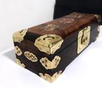 Juwelen Kist Chinees Palissander verguld Messing ✨😍💑🎁👌, Antiek en Kunst, Ophalen of Verzenden