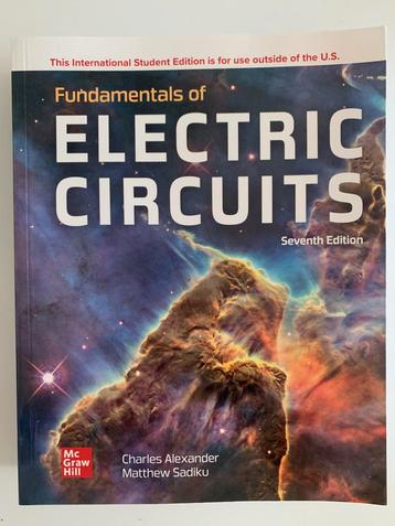 Fundamentals of Electric Circuits 7 Ise beschikbaar voor biedingen