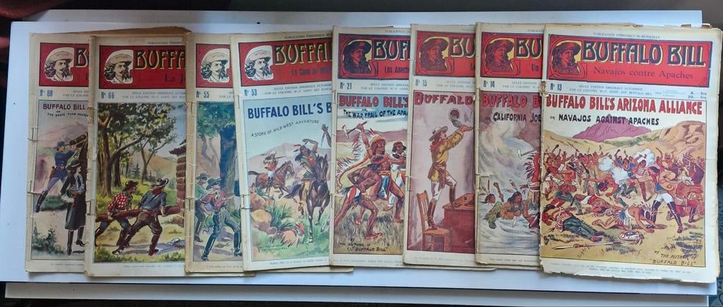 Buffalo Bill edition sobeil années 50(8 fascicules), Enlèvement