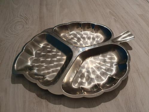 Vintage schaal in bladvorm uit de jaren '60/'70, Antiek en Kunst, Antiek | Schalen, Ophalen of Verzenden