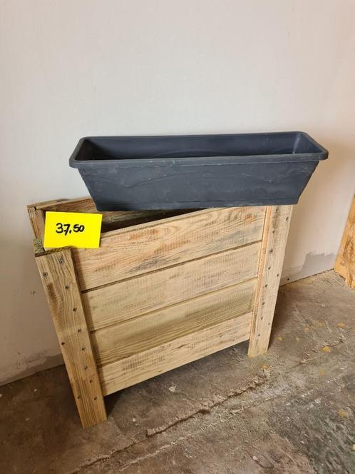 Plantenbakken - De Inzetter, Tuin en Terras, Bloembakken en Plantenbakken, Nieuw, Hout, Tuin, 30 tot 60 cm, Minder dan 60 cm, Rechthoekig