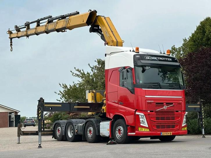 Volvo FH 500 !TRACTOR!CRANE/GRUE/HIAB 85TM!TOP!EURO6, Auto's, Vrachtwagens, Bedrijf, Airbags, Airconditioning, Elektrische ramen