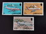 Gibraltar 1982 - vliegtuigen, Boeing, Vickers, BAC One-Eleve, Ophalen of Verzenden, Overige landen, Gestempeld