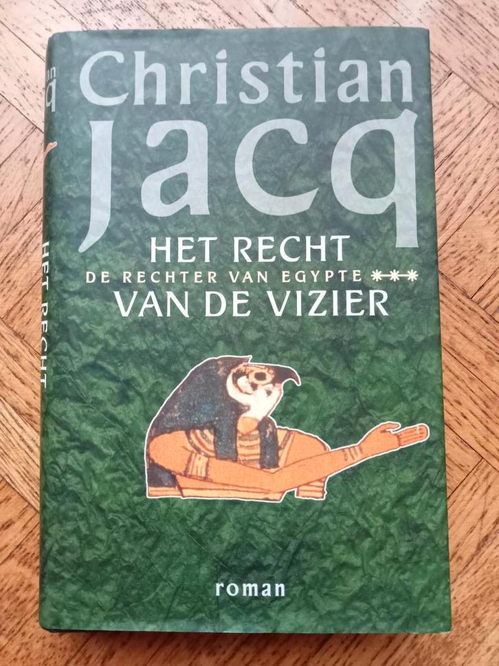 Christian Jacq: Het recht van de vizier, Livres, Romans, Utilisé, Enlèvement ou Envoi