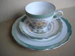 Eerste Communie servies /ontbijtsetje (groen randje), Ophalen