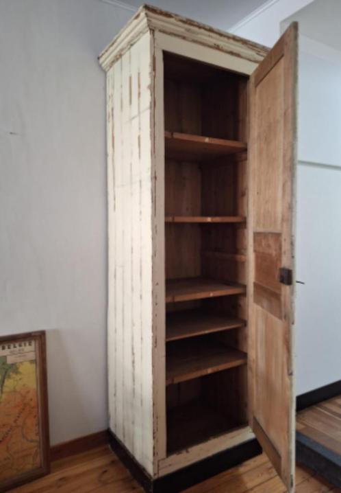 Oude linnenkast, Huis en Inrichting, Kasten | Kleerkasten, Gebruikt, 200 cm of meer, 50 tot 100 cm, 50 tot 75 cm, Met deur(en)