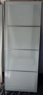 DOUBLE PORTES COULISSANTES PAX IKEA 150x236 EN TB ETAT, Glas, 100 tot 150 cm, Zo goed als nieuw, 200 cm of meer