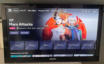 Tv SONY 80cm ( attention pas de pieds à fixer au mur) beschikbaar voor biedingen