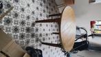 Ronde tafel, Huis en Inrichting, Tafels | Eettafels, Ophalen, Gebruikt, Rond, Vier personen