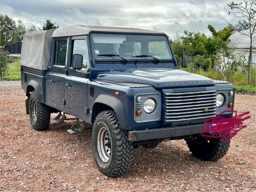 land rover defender 130, Auto's, Land Rover, Particulier, Defender, Diesel, Euro 4, 4 deurs, Handgeschakeld, Blauw, Vierwielaandrijving