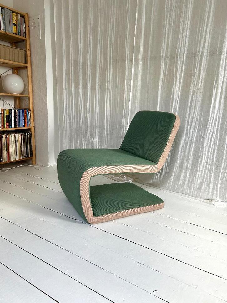 S-vorm fauteuil, Huis en Inrichting, Fauteuils, Nieuw, Stof, Ophalen