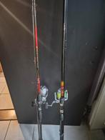 2 cannes à carpe avec moulinets Shimano, Enlèvement, Moulinet
