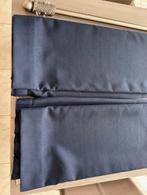 verduisterende gordijnen + rail, Ophalen, Gebruikt, 100 tot 150 cm, 200 cm of meer