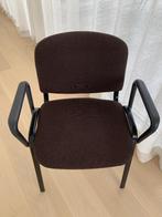 chaises de salle à manger/de bureau, Maison & Meubles, Tissus, Brun, Enlèvement, Utilisé