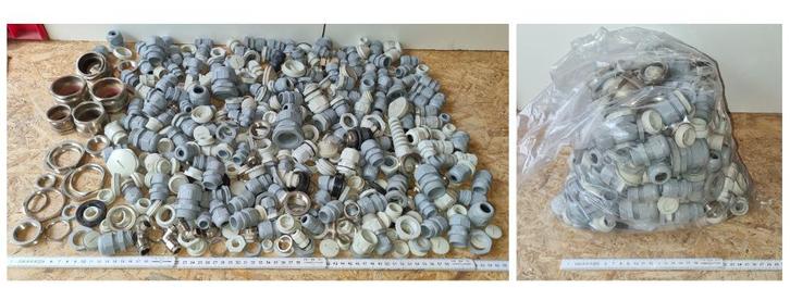 Diverse installatiematerialen elektriciteit, Doe-het-zelf en Bouw, Elektriciteit en Kabels, Zo goed als nieuw, Ophalen
