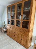Vitrinekast teak, Huis en Inrichting, Kasten | Buffetkasten, Ophalen, Zo goed als nieuw