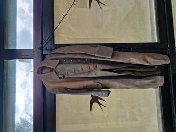 Veste d'officier en cuir allemand, Collections, Enlèvement ou Envoi