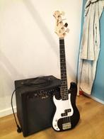 Linkshandig bass gitaar+ bass amp en kabel, Ophalen, Gebruikt, Elektrisch