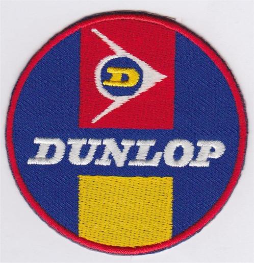 Dunlop stoffen opstrijk patch embleem #2, Motoren, Accessoires | Overige, Nieuw, Verzenden