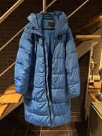 Hoogblauwe gewatteerde jas maat XL, Enlèvement, Comme neuf, Taille 46/48 (XL) ou plus grande