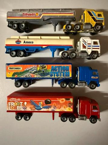 8 Matchbox vrachtwagens 1:90 beschikbaar voor biedingen