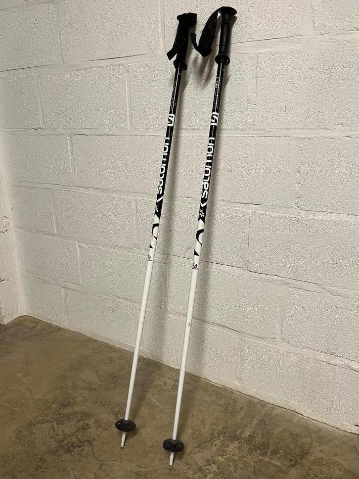 Skistokken SALOMON 120cm 18mm, Sport en Fitness, Skiën en Langlaufen, Zo goed als nieuw, Stokken, Salomon, 100 tot 140 cm, Ophalen