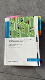 Dirk Leysen - Sociaal recht in essentie, Boeken, Ophalen of Verzenden, Zo goed als nieuw, Nederlands, Dirk Leysen; Jan Van Looij; Werner Wijnants; Ilse Van Puyveld...