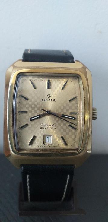 Vtg."OLMA" Automatisch Manen Polshorloje  beschikbaar voor biedingen