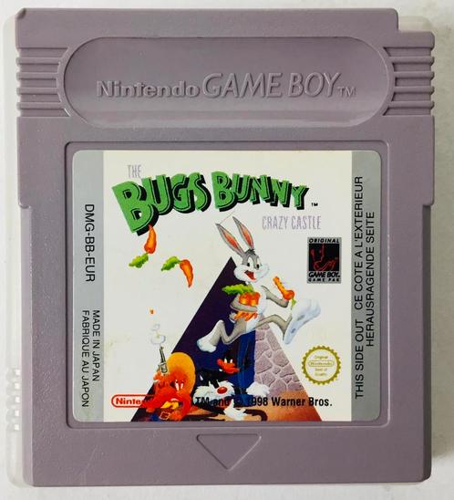 Nintendo GAME BOY Bugs Bunny Château fou, Consoles de jeu & Jeux vidéo, Jeux | Nintendo Game Boy, Utilisé, Aventure et Action