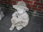 tuinbeeld boeklezer, Ophalen, Gebruikt, Beton