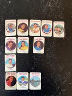 12 plaatjes uit kwartetspel wielrenners - jaren '50, Verzamelen, Ophalen of Verzenden, Gebruikt, Poster, Plaatje of Sticker