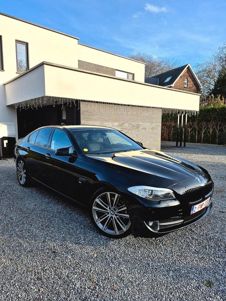 BMW 520D zwart 220pk, Auto's, BMW, Particulier, 5 Reeks, ABS, Achteruitrijcamera, Adaptive Cruise Control, Airbags, Airconditioning