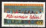 Duitsland Bundespost 1994 - Yvert 1553 - Samenleving (ST), Timbres & Monnaies, Timbres | Europe | Allemagne, Affranchi, Envoi