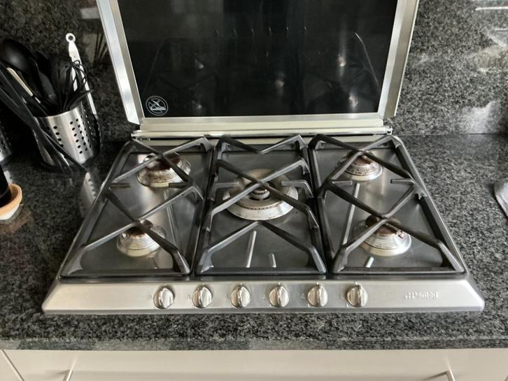 Table de cuisson au gaz Smeg, Electroménager, Tables de cuisson, Utilisé, Encastré, 5 zones de cuisson ou plus, Enlèvement ou Envoi
